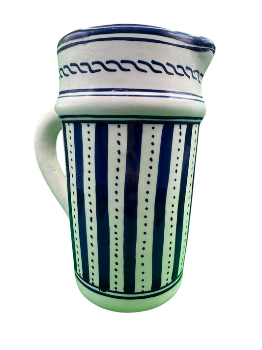 Carafe à eau en bleu Majorelle
