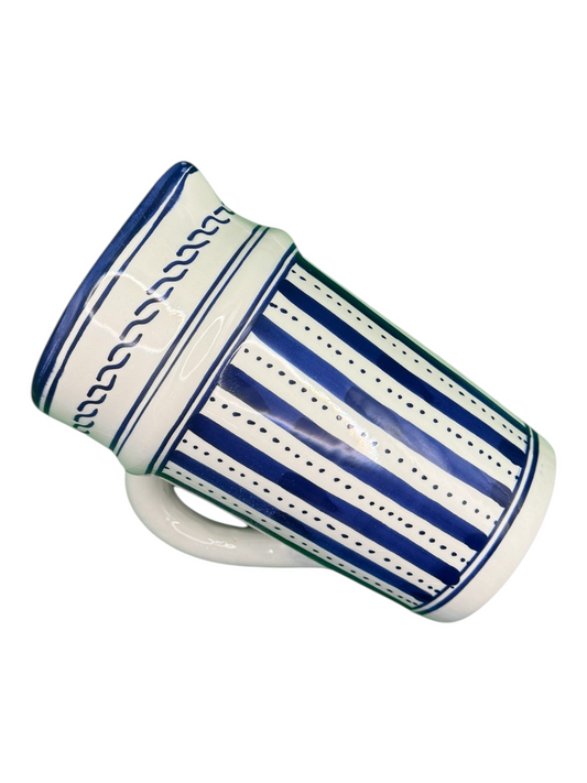 Carafe à eau en bleu Majorelle